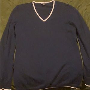 navy crew sweater